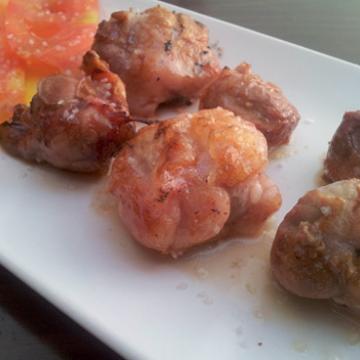 RIÑONES DE LECHAL A LA BRASA