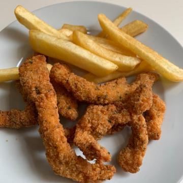 Lagrimitas de pollo Cajun