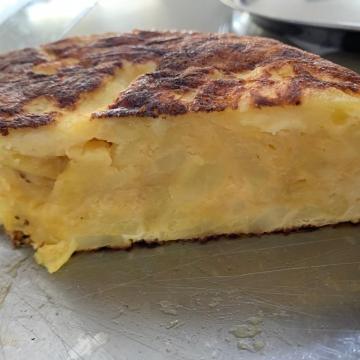 Tortilla de patatas casera