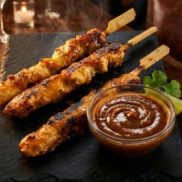 Brochetas Satay