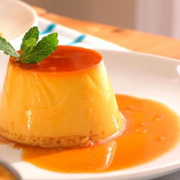 Flan de huevo casero