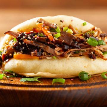 Pulled Pork BBQ-Bao-Brot
