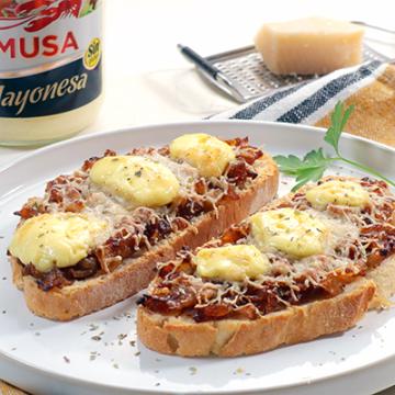 Pimientos asados con melva